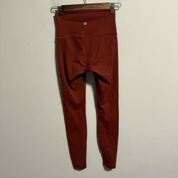 Lululemon Wunder Train High-Rise Tight 28" Dark Terracotta- Size 4 - Picture 2 of 7